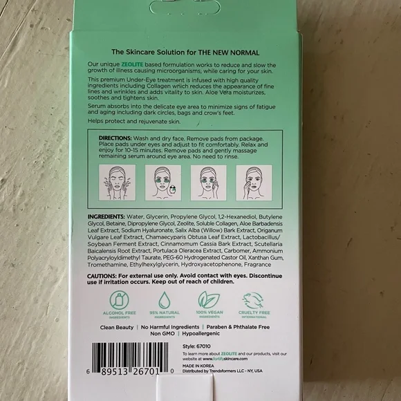 Fortify+ Rejuvenating and Firming Under Eye Pads 5 Pairs Brand NEW - Picture 3 of 3